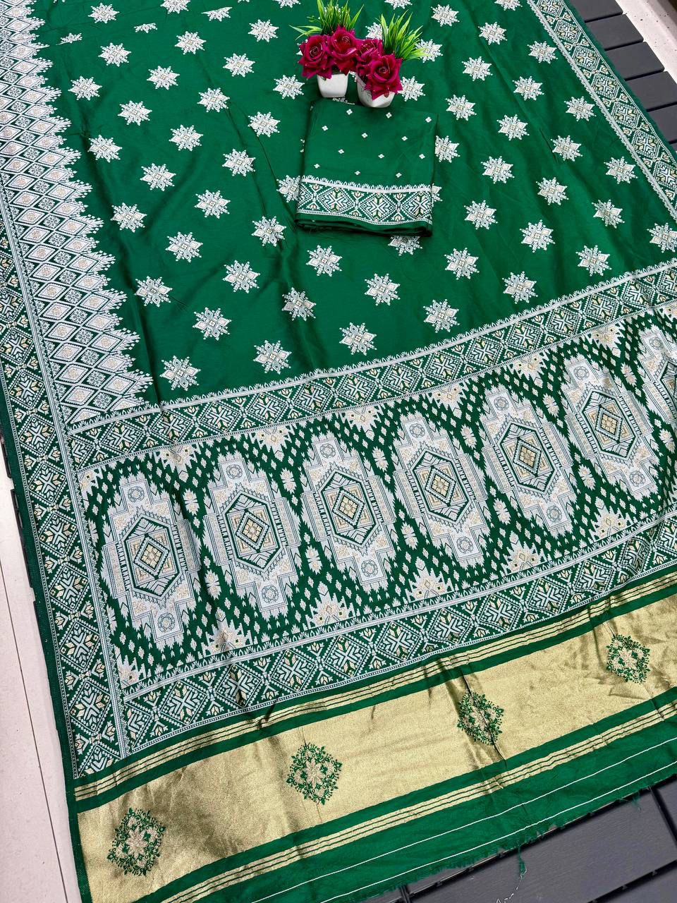 Mukunda By Aab Dola Silk Kalamkari Printed Sarees Wholesale Market In Surat